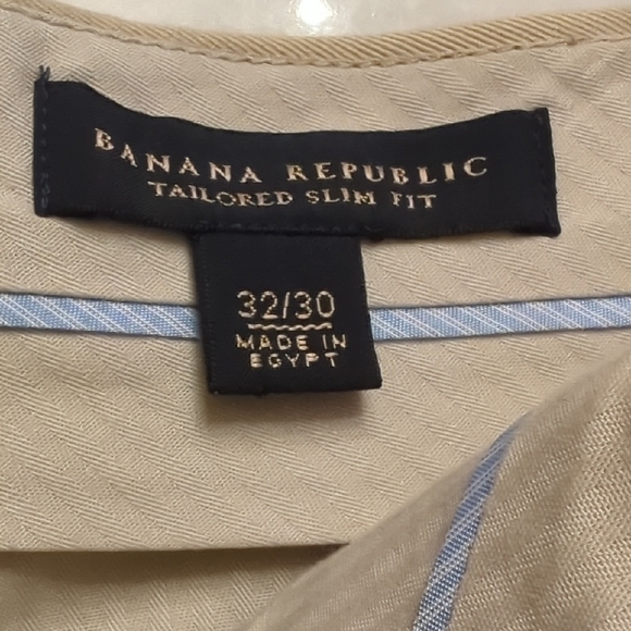 Banana Republic Tailored Slim Fit Tan Suit 32/30 Pants 40R Jacket - Picture 6 of 13